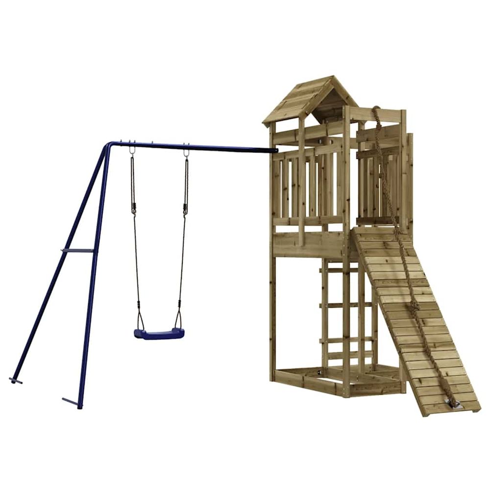 Aire de jeux d'extérieur bois de pin imprégné