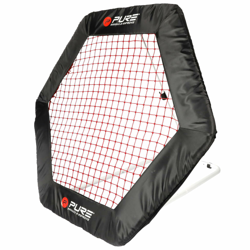 Filet de rebondisseur de football hexagonal 140x125 cm