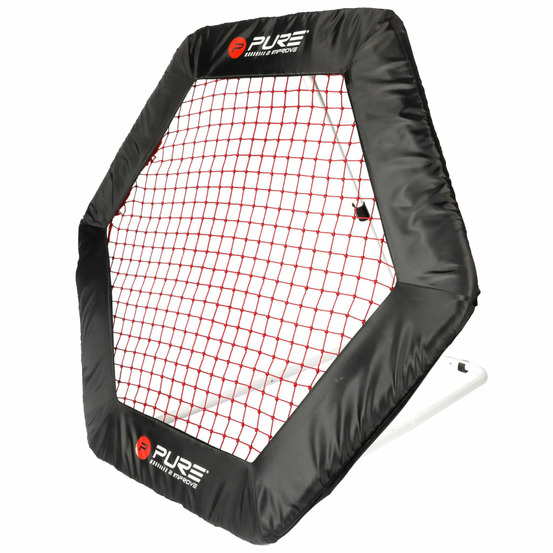 Filet de rebondisseur de football hexagonal 140x125 cm