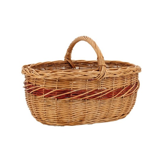 Panier ovale marron - pma1620