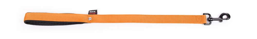 Martin sellier - laisse double épaisseur en nylon pour chiens avec poignée confort - collection nylon uni