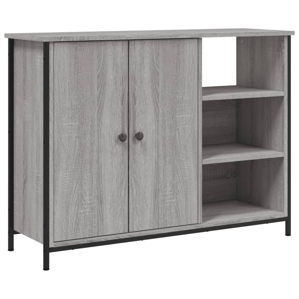 Buffet bahut commode armoire meuble de rangement organisateur cuisine salle de séjour salon sonoma 100 x 33 x 75 cm bois d'in