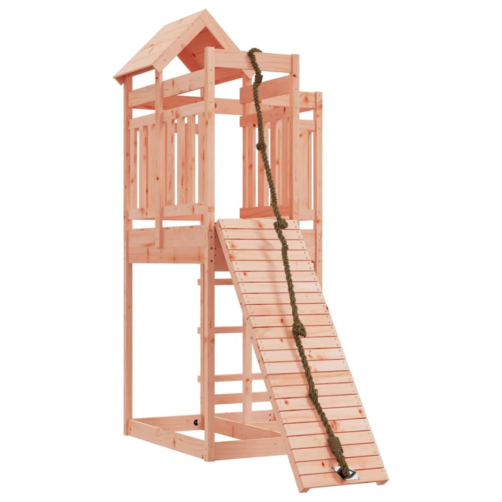 Maisonnette de jeu avec mur d'escalade bois massif douglas