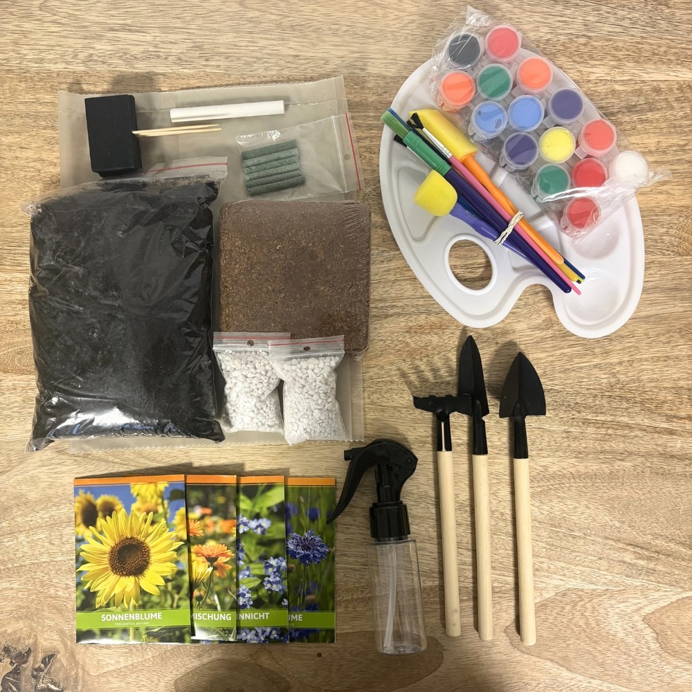 Mon premier kit de jardinage – fleurs à faire pousser