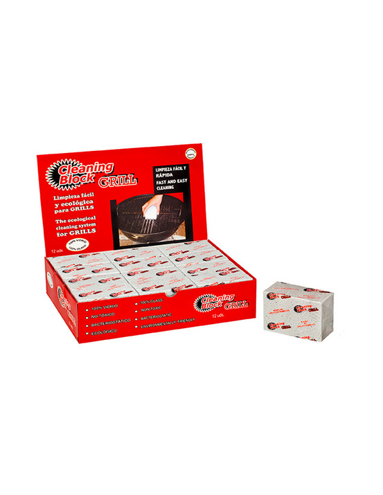 Cleaning block pour barbecue pack de 12 unités.