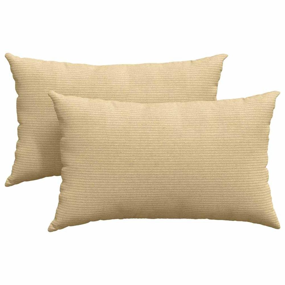 Coussins de canapé 2 pcs vert gris 50 x 30 cm