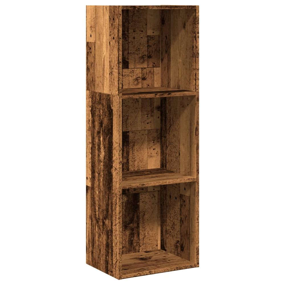 Bibliothèque vieux bois 40x30x114 cm bois d'ingénierie