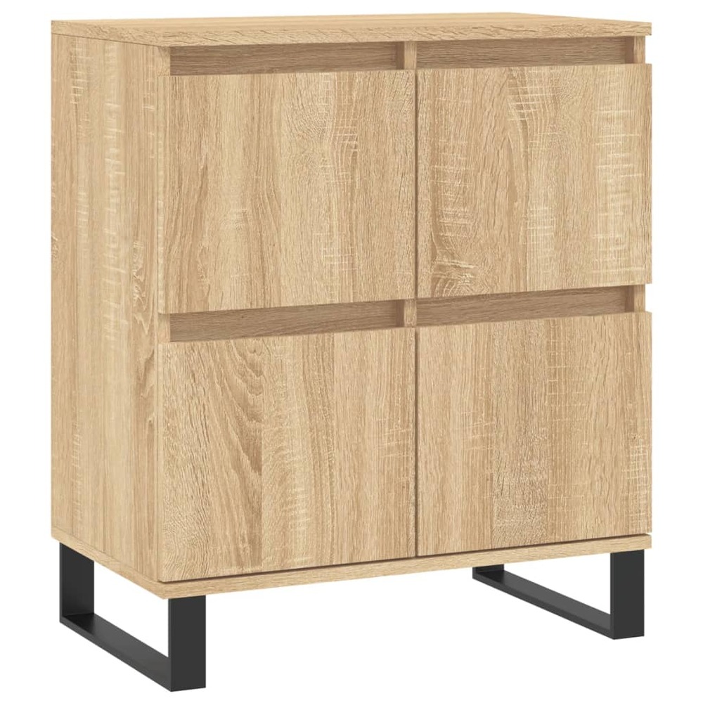 Buffet bahut commode armoire meuble de rangement organisateur cuisine salle de séjour salon sonoma 60 x 35 x 70 cm bois d'ing