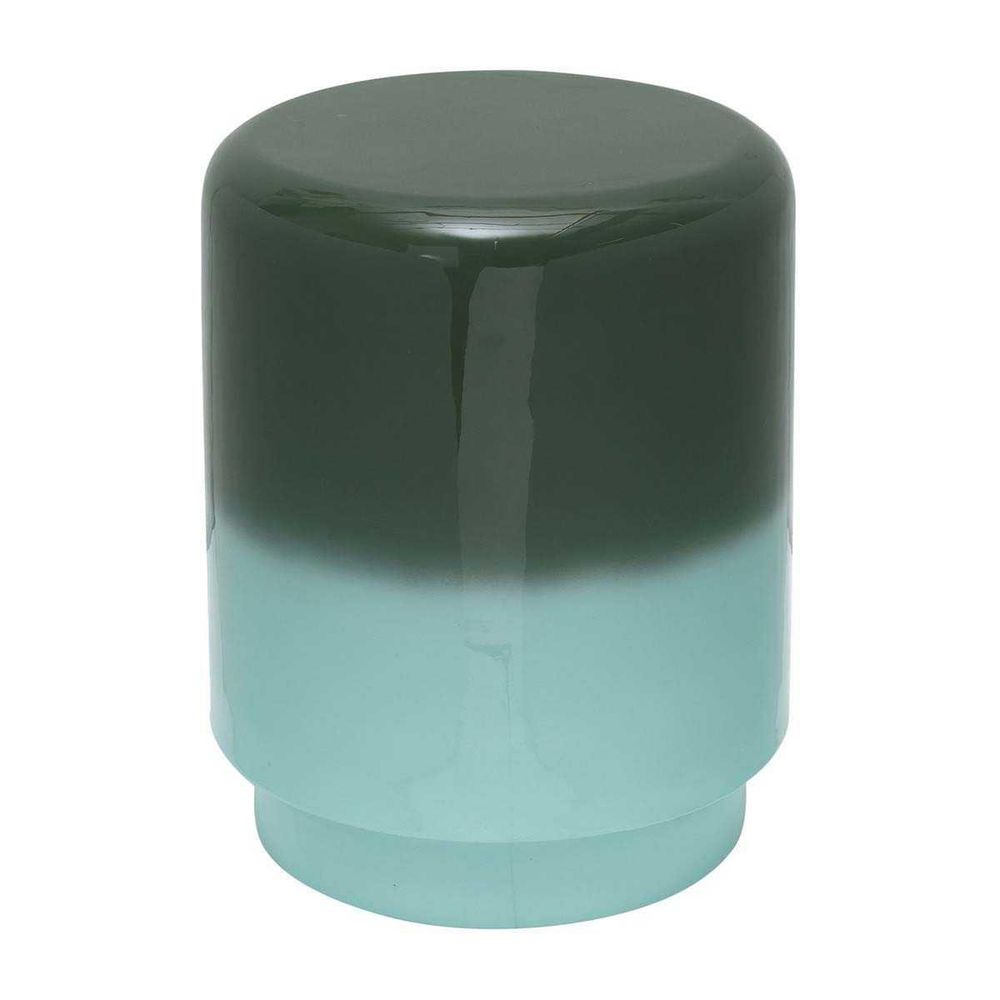 Tabouret en métal bicolore borrar jade