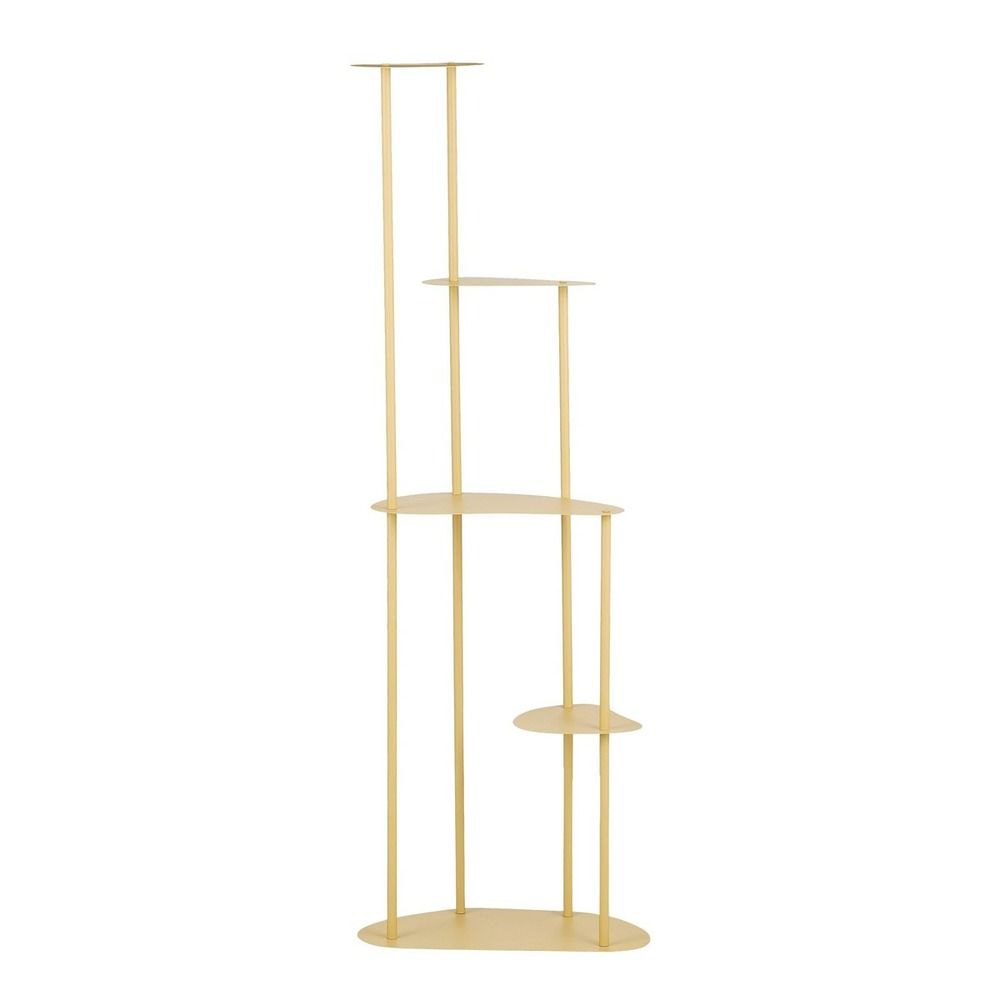 Mica decorations fonda étagère design pour plantes - support plantes intérieur en métal avec quatre plateaux - meuble industriel