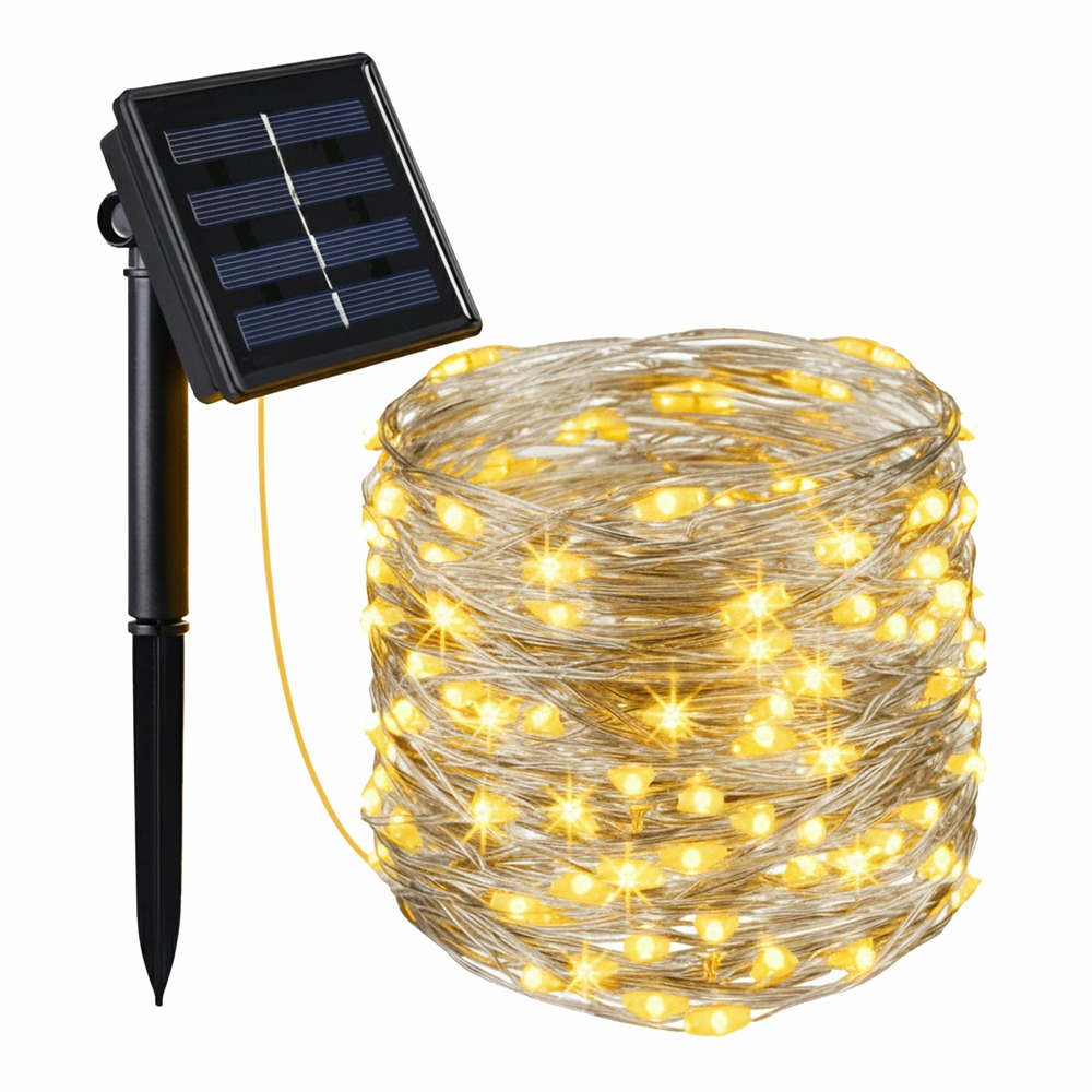 Guirlande rideau solaire yogy curtain 100 led
