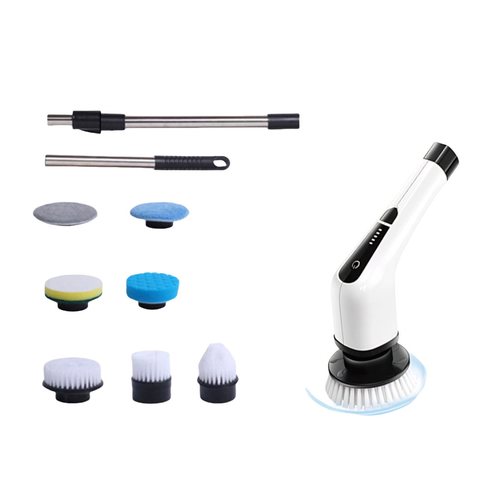 Brosse de nettoyage télescopique sans fil