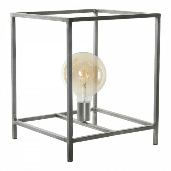Lampe de bureau métal gris foncé (33 x 33 x 40 cm)