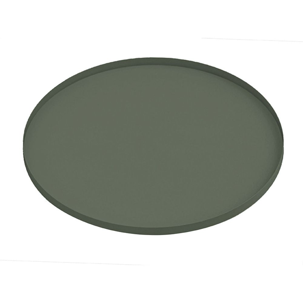 Plateau rond vert