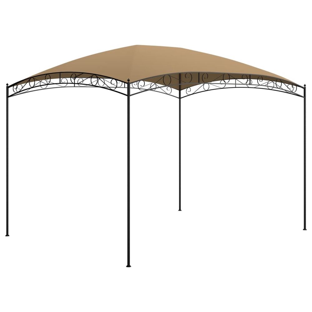 Belvédère 3x4x2,65 m taupe 180 g/m²