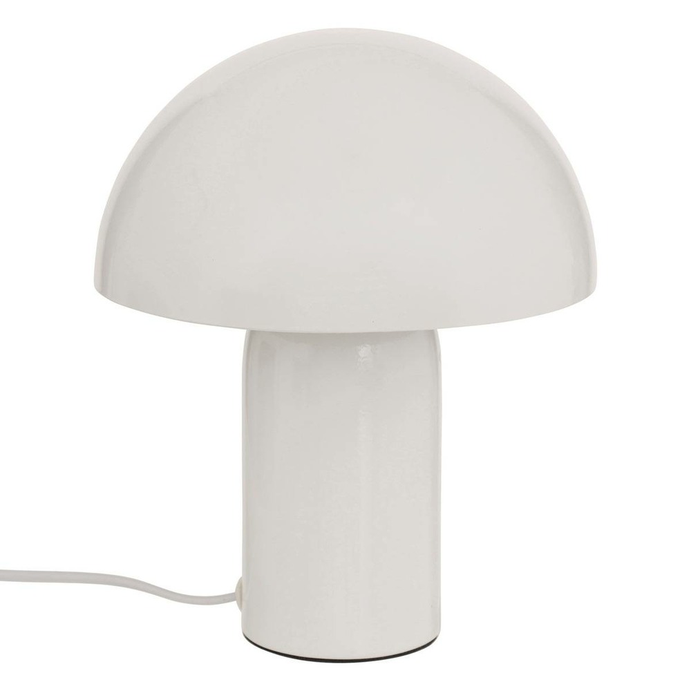 Lampe champignon secteur lito blanc h24,5cm