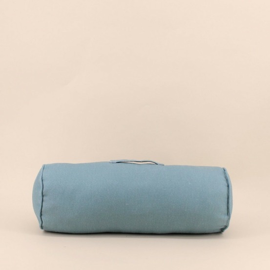 Coussin polochon déperlant anti uv vert 50x30cm