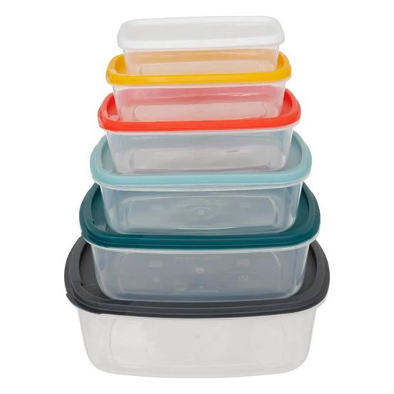 Lot de 6 boîtes de conservation