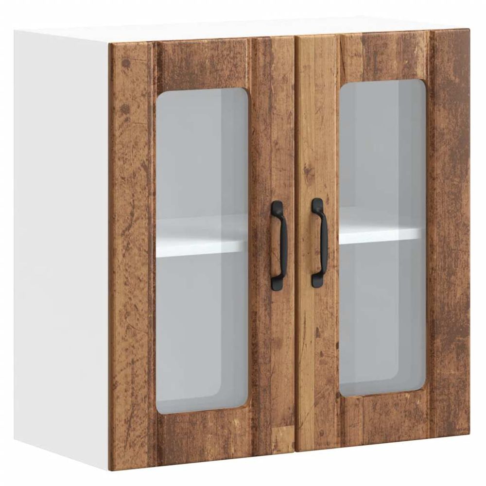 Armoire murale de cuisine avec porte vitrée 