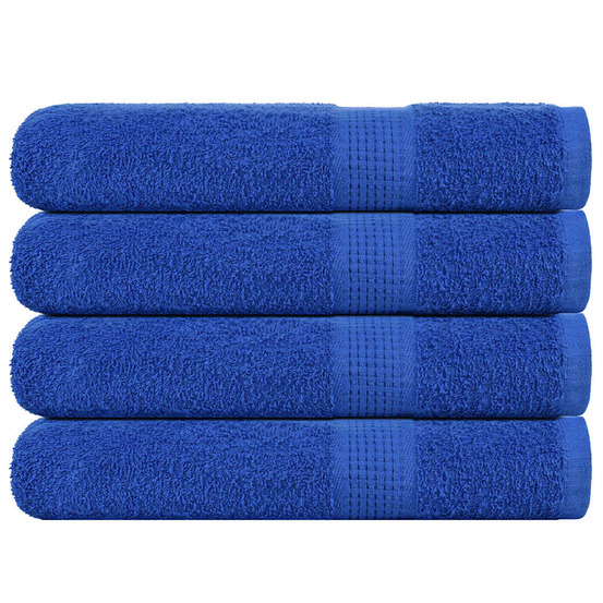 Serviettes 4 pcs frogn bleu 100x200 cm 100% coton