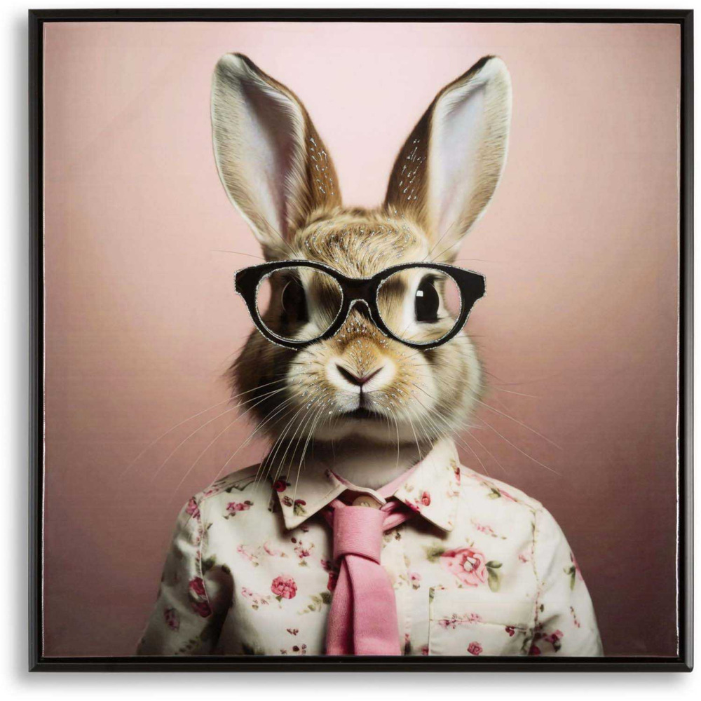 Toile décorative bunny 62. 5 x 2. 8 x 62. 5 cm