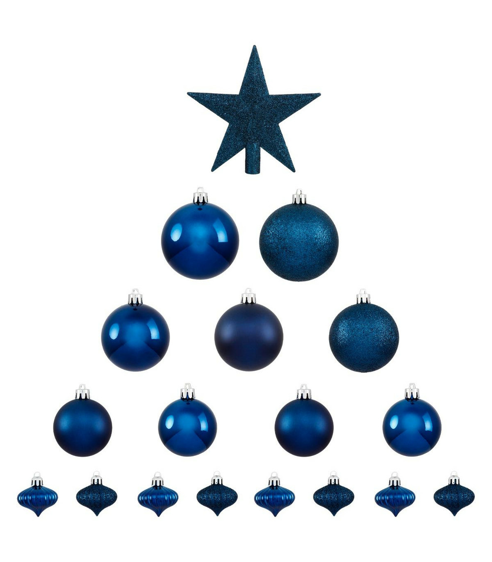 Décorations de sapin de Noël (120 pièces), fleurs argentées