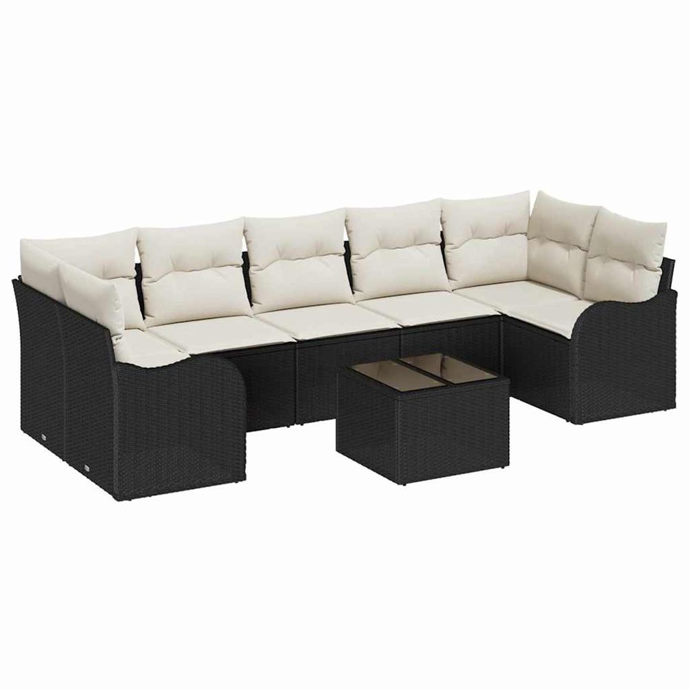 Ensemble de canapé de jardin 8 pc 7-nombre de places