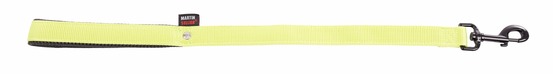 Martin sellier - laisse double épaisseur en nylon pour chiens avec poignée confort - collection nylon uni