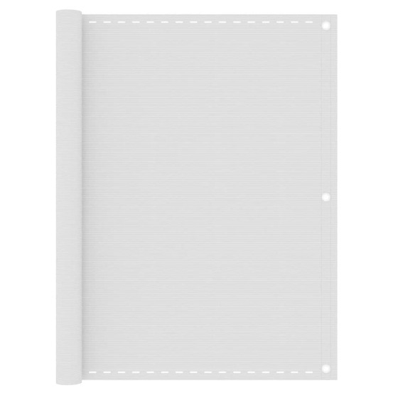 Écran de balcon brise pare vue protection confidentialité 120 x 300 cm pehd blanc