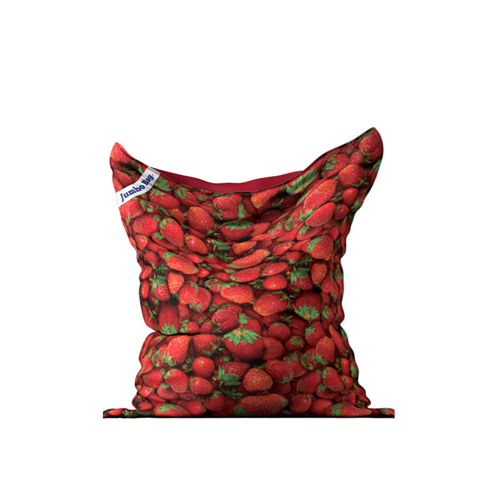 Coussin géant 130x170cm printed strawberry - 10000-01