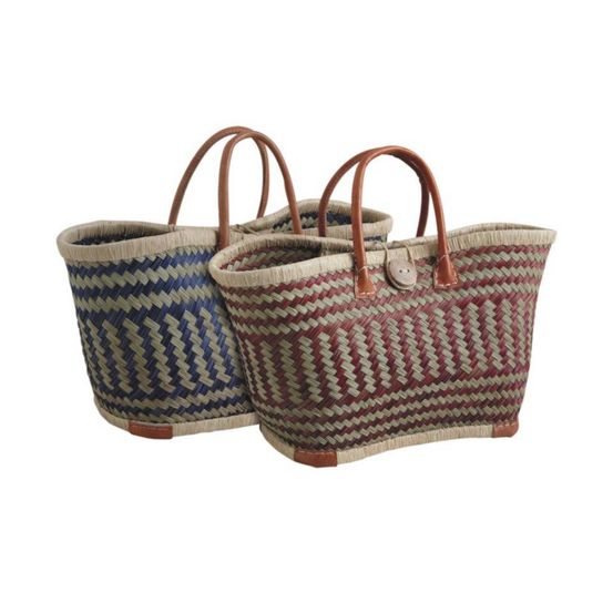 Sac de marché en jonc et raphia - sma3790