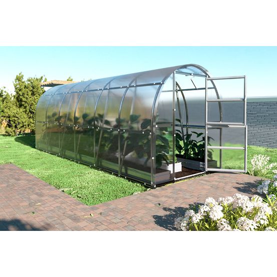 Serre en polycarbonate slim 12m² (2x6m), 4mm