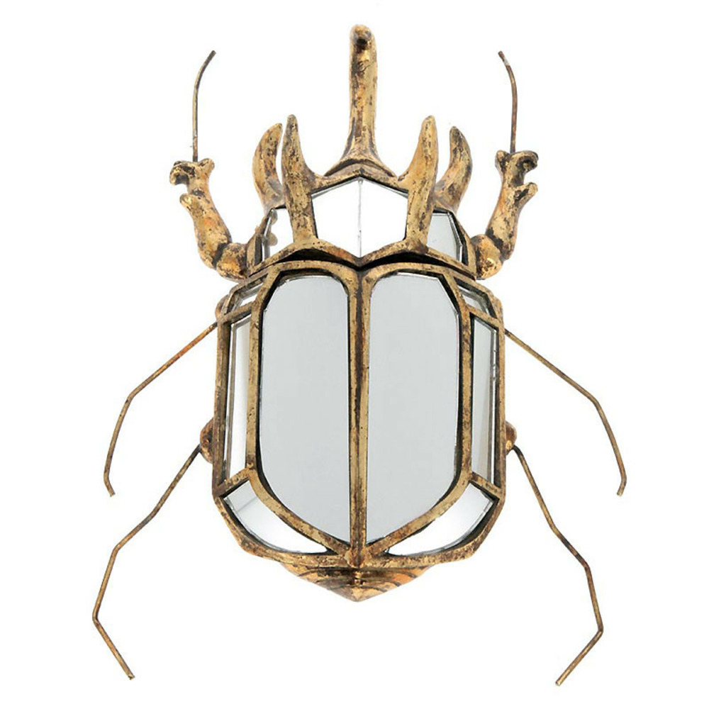 Miroir scarabée mural 37x6x25cm