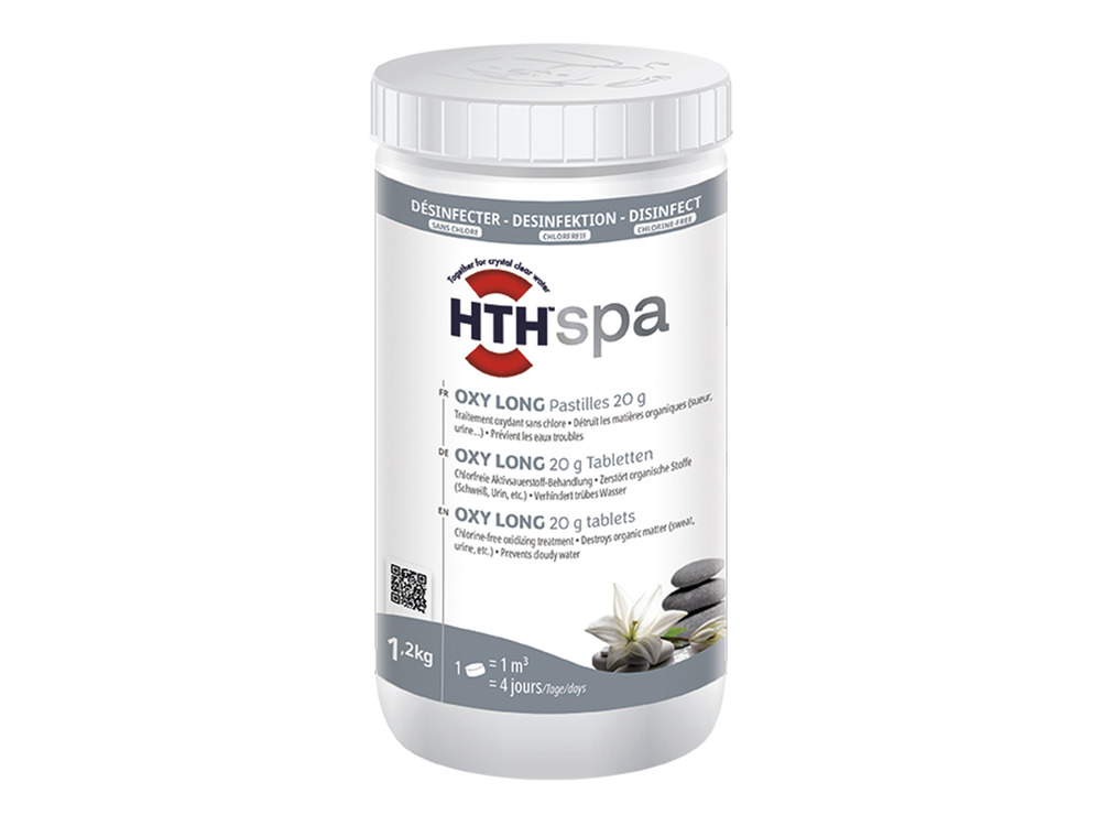 Oxygène actif pastilles pour spa 1,2 kg