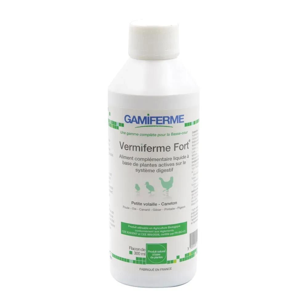 Vermiferme fort complément alimentaire volaille 300 ml gamiferme