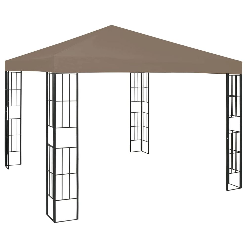 Belvédère 3x3 m taupe