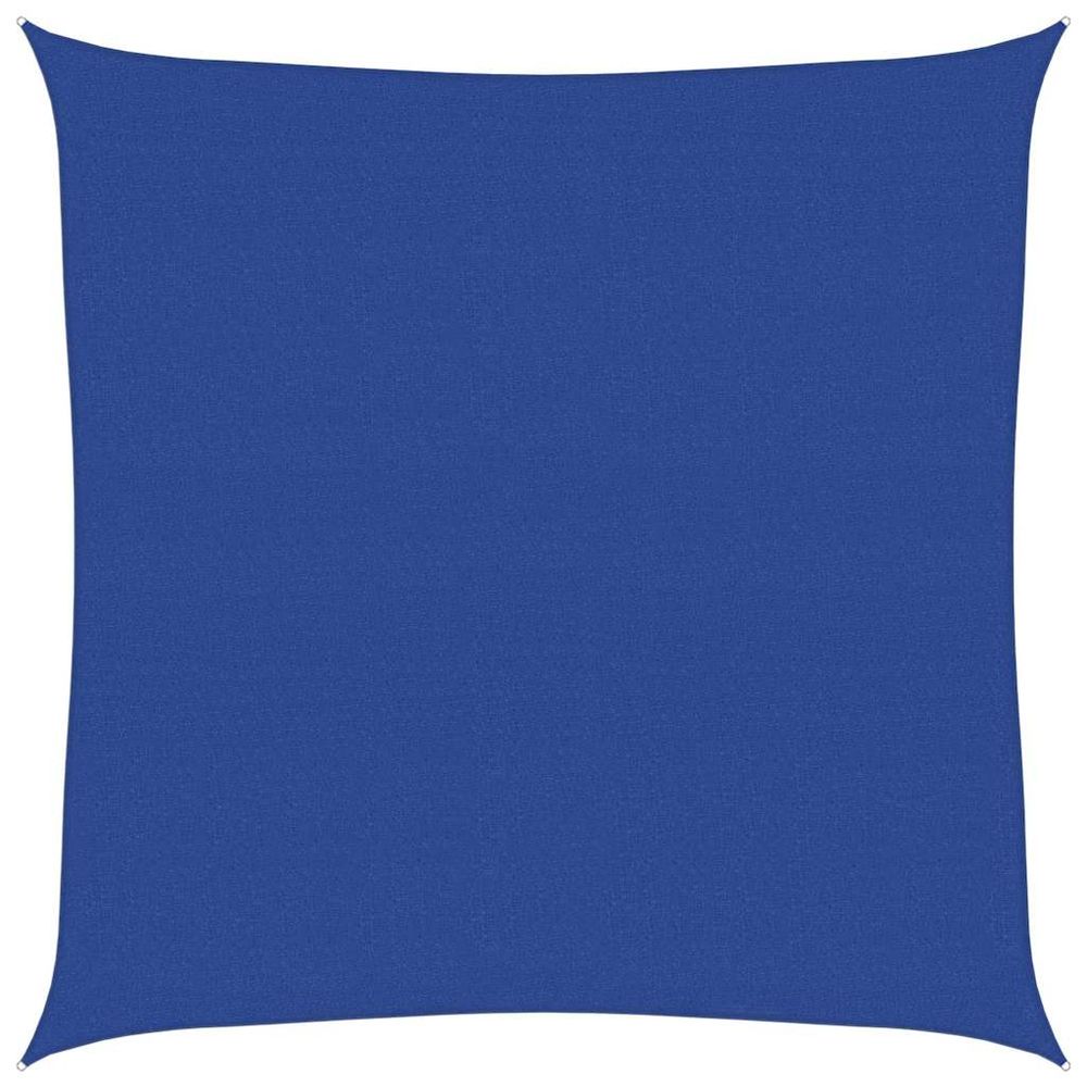 Voile d'ombrage 160 g/m² carré bleu 5x5 m pehd
