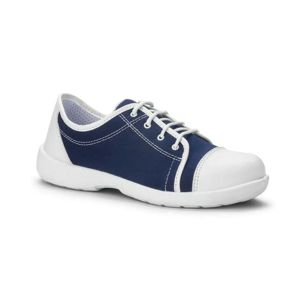 Chaussure de sécurité basse s1p src fashion pour femme blanc bleu marine p37 s24 loane marine 37