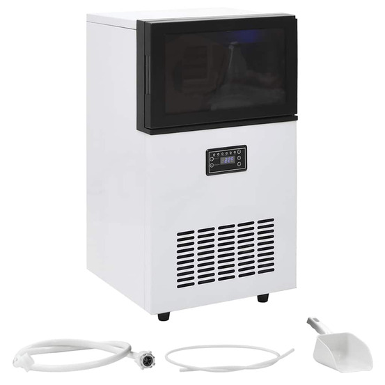 Appareil à glaçons noir 45 kg / 24 h