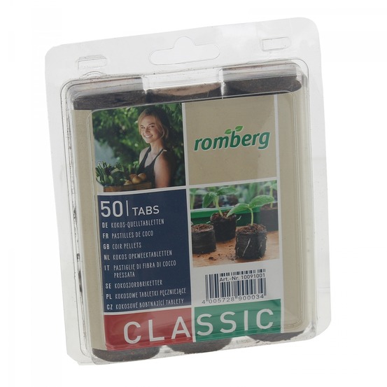 Blister de 50 pastilles coco ø3,6cm