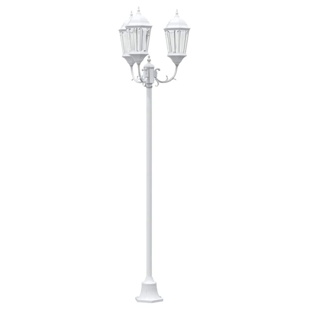 Lumière de jardin 57 x 49 x 241 cm aluminium et verre