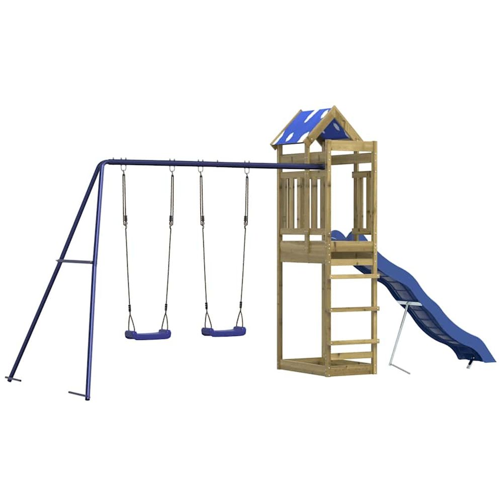 Aire de jeux d'extérieur bois de pin imprégné