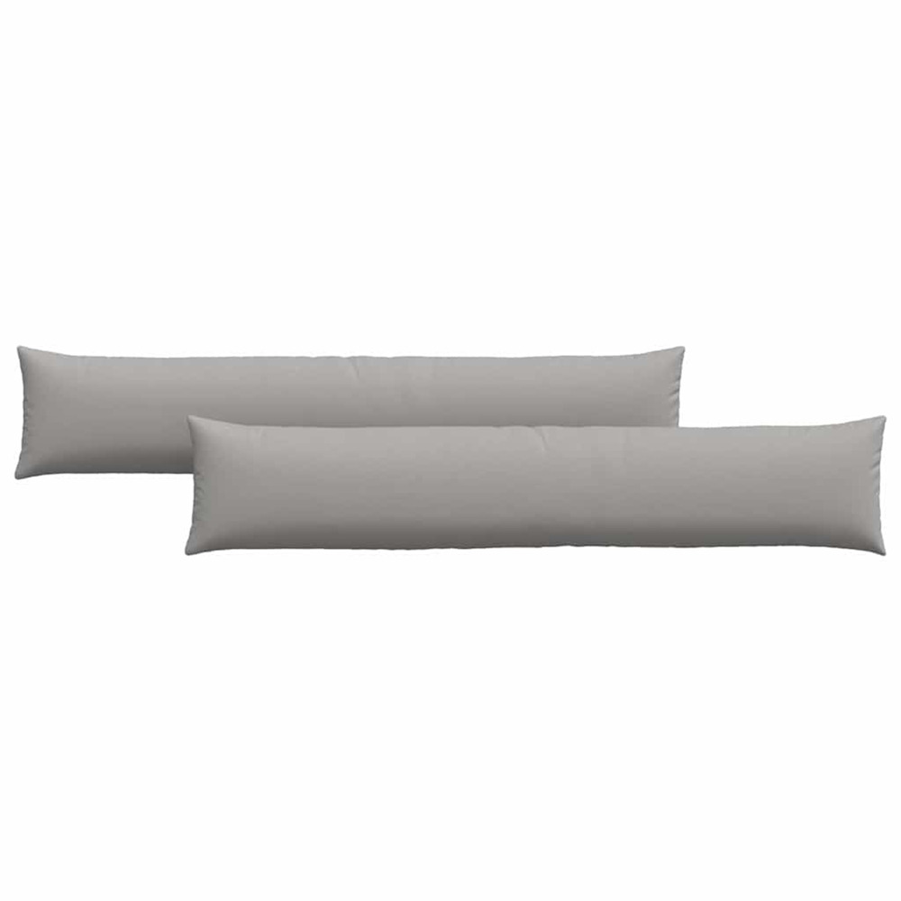 Coussins de canapé 2 pcs gris nuage 200 x 40 cm tissu