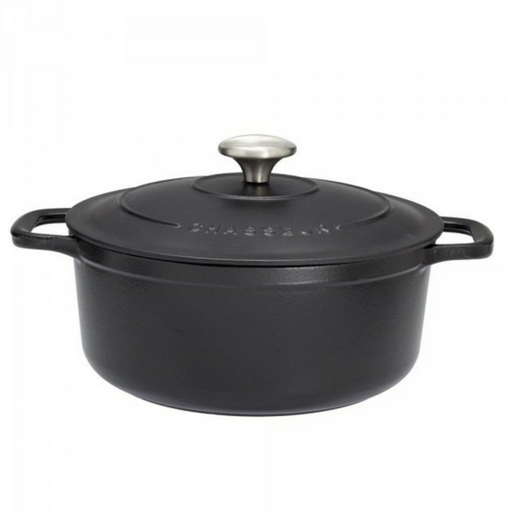 Cocotte ronde en fonte émaillée 10cm noir sublime - puc471001