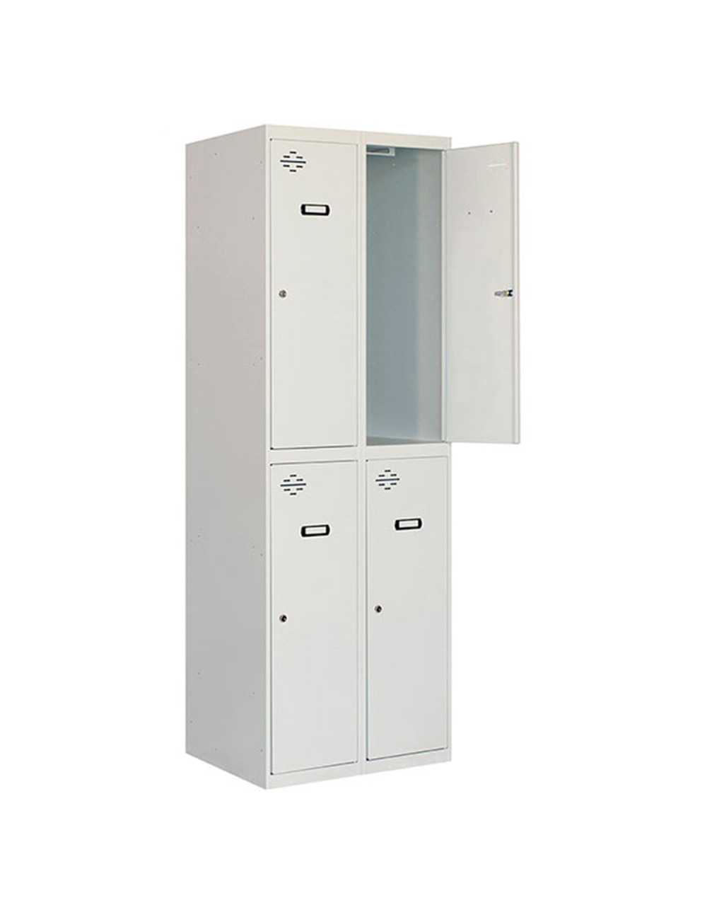 Casier-armoire simonlocker diy tandem 2/4 300 (600) gris gris prelacado 1800x600x500 - simonrack