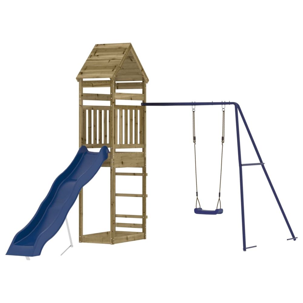 Aire de jeux d'extérieur bois de pin imprégné