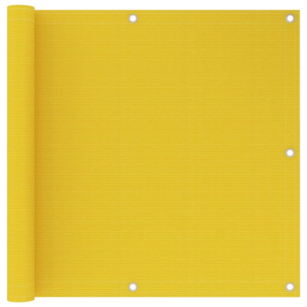 Écran de balcon jaune 90x600 cm pehd