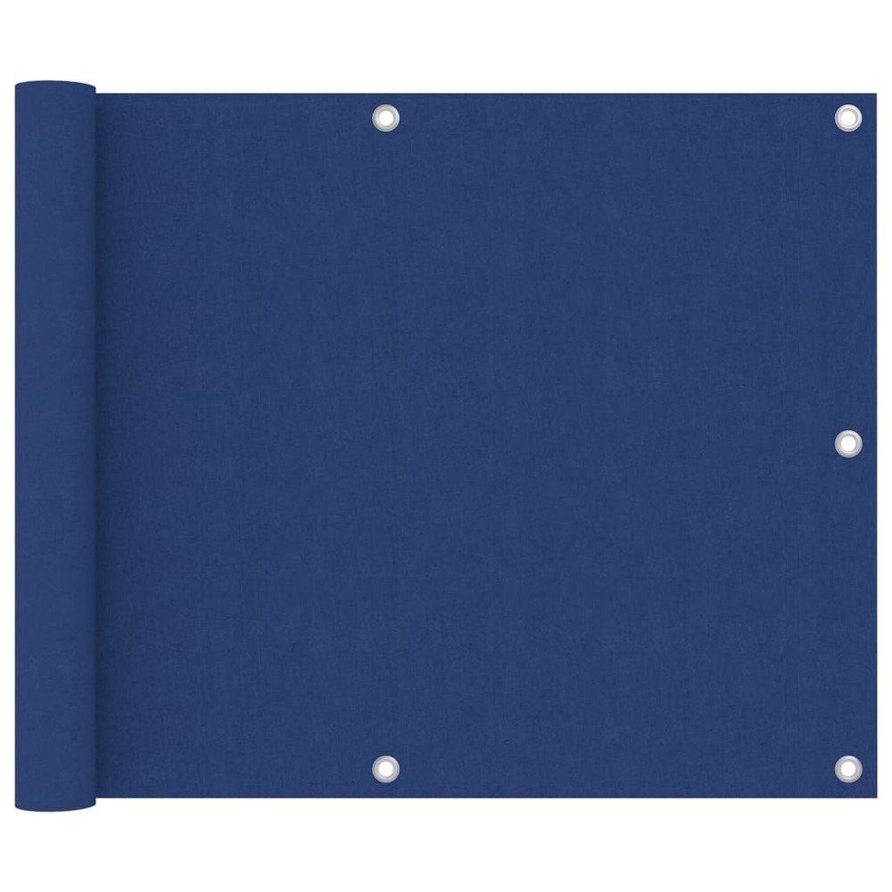 Écran de balcon bleu 75x500 cm tissu oxford