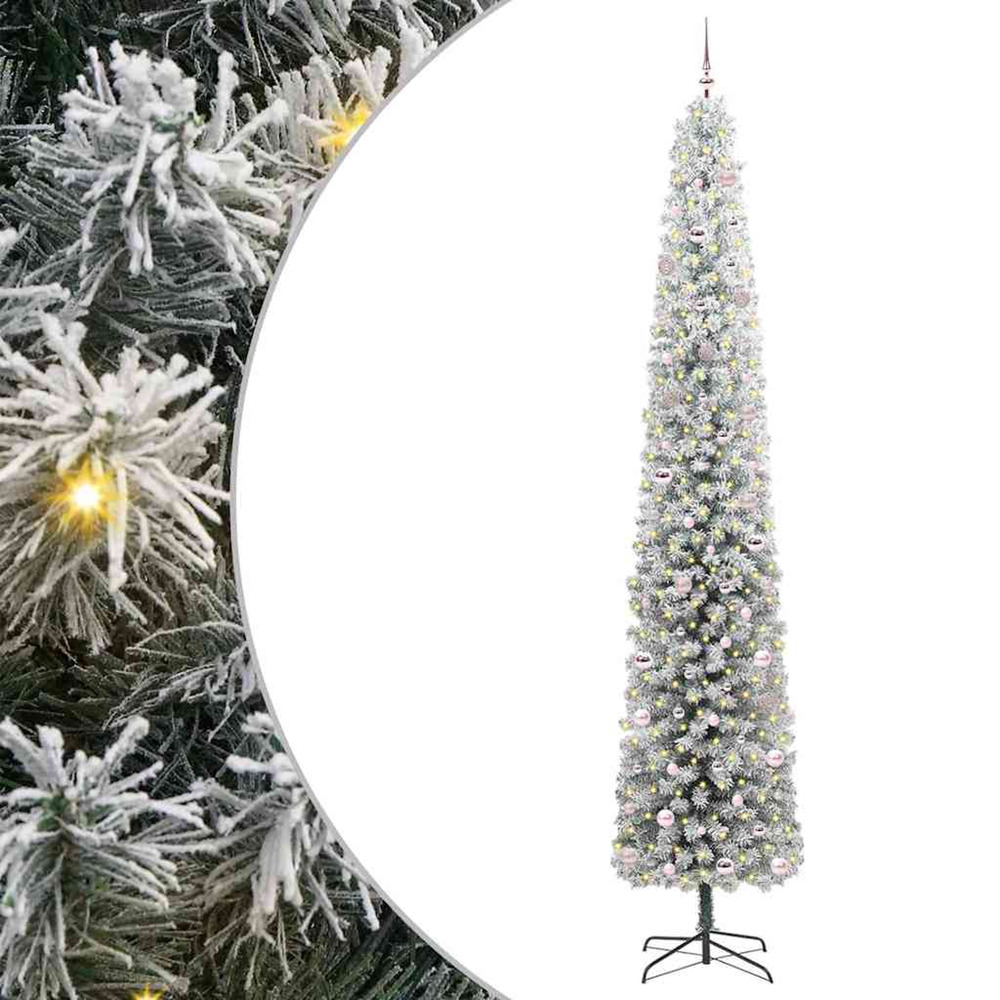 Sapin de noël artificiel vert 300 cm pvc et acier et plastique