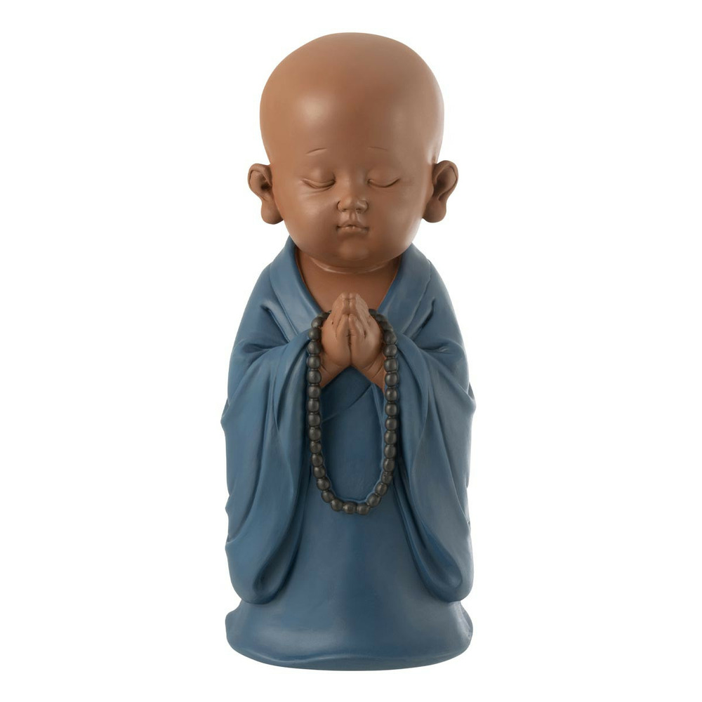 Statuette moine prière 